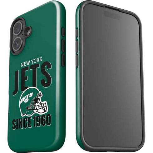 NFL New York Jets Helmet iPhone 16 Plus Impact Case